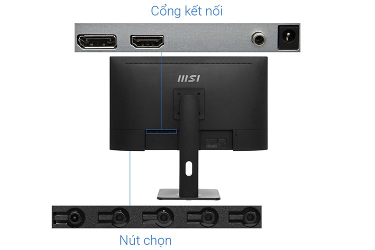 Màn hình MSI Pro MP273P 27 inch FHD/IPS/75Hz/5ms/FreeSync/HDMI Màu Đen