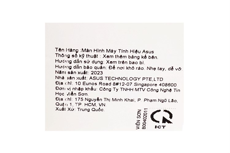 Màn hình Asus VZ27EHE-R 27 inch FHD/IPS/75Hz/1ms/FreeSync/HDMI Màu Đen