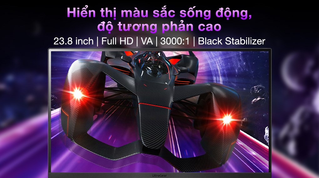 Màn hình LG Gaming UltraGear 24GQ50F-B.ATVQ 23.8 inch FHD/VA/165Hz/1ms/FreeSync/DisplayPort