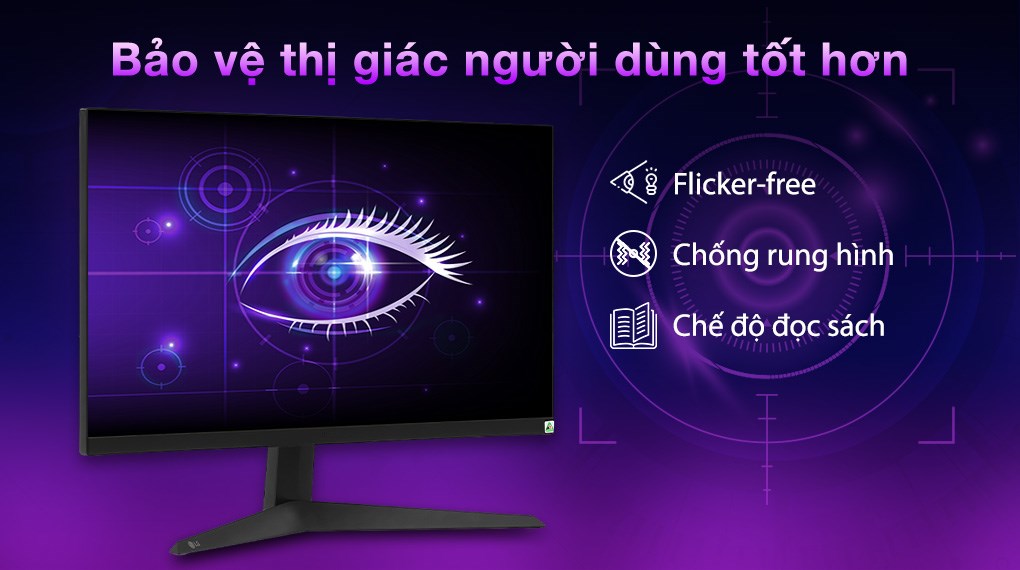 Màn hình LG Gaming UltraGear 24GQ50F-B.ATVQ 23.8 inch FHD/VA/165Hz/1ms/FreeSync/DisplayPort