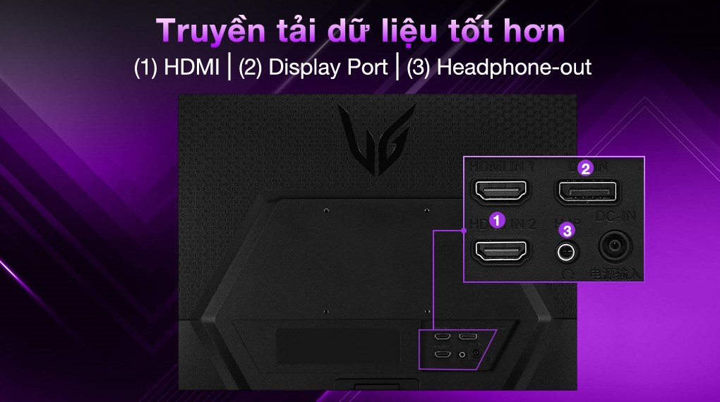 Màn hình LG Gaming UltraGear 24GQ50F-B.ATVQ 23.8 inch FHD/VA/165Hz/1ms/FreeSync/DisplayPort