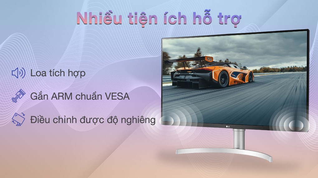 Màn hình LG 32UN650-W.ATV 32 inch 4K/60Hz/5ms/HDMI/DisplayPort