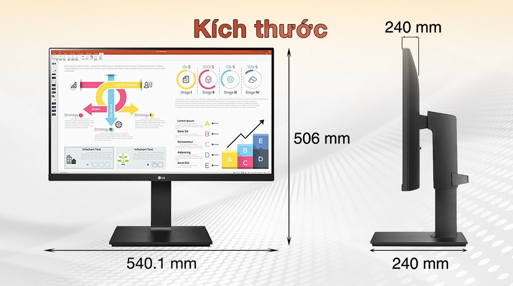 Màn hình LG 24QP750-B.ATV 23.8 inch 2K/IPS/75Hz/5ms/FreeSync/HDR10/HDMI/DisplayPort/TypeC