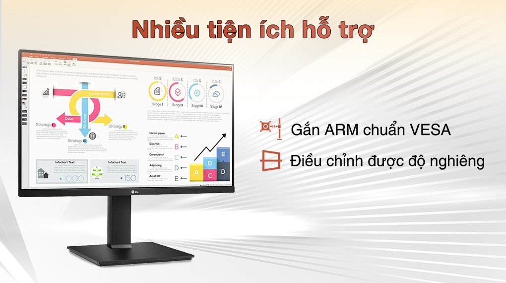 Màn hình LG 24QP750-B.ATV 23.8 inch 2K/IPS/75Hz/5ms/FreeSync/HDR10/HDMI/DisplayPort/TypeC