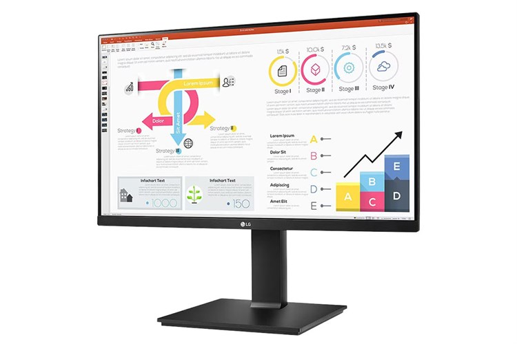 Màn hình LG 24QP750-B.ATV 23.8 inch 2K/IPS/75Hz/5ms/FreeSync/HDR10/HDMI/DisplayPort/TypeC Màu Đen