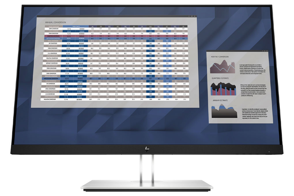 Màn hình HP EliteDisplay E27 G4 9VG71AA 27 inch FHD/IPS/60Hz/5ms/HDMI/DisplayPort/USB Màu Đen