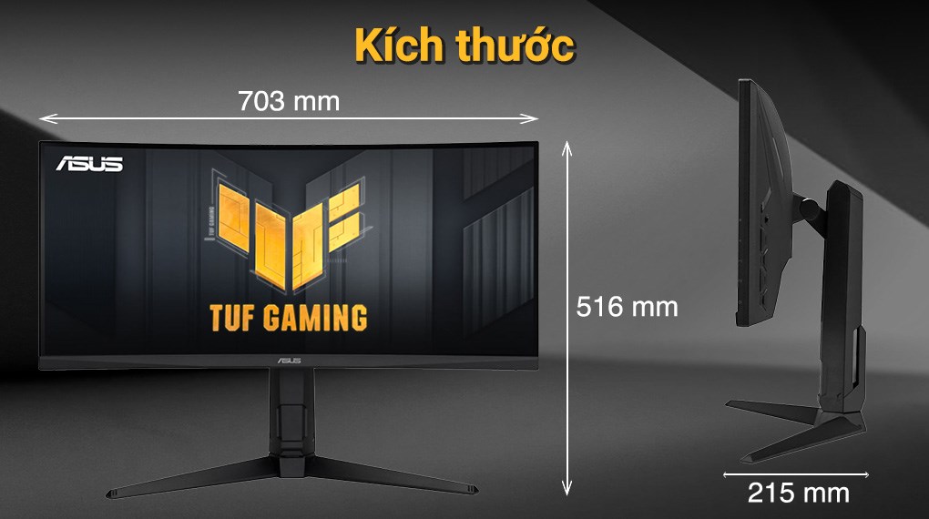 Màn hình Asus TUF Gaming VG30VQL1A 29.5 inch FHD/VA/200Hz/1ms/FreeSync/HDMI/DisplayPort/USB