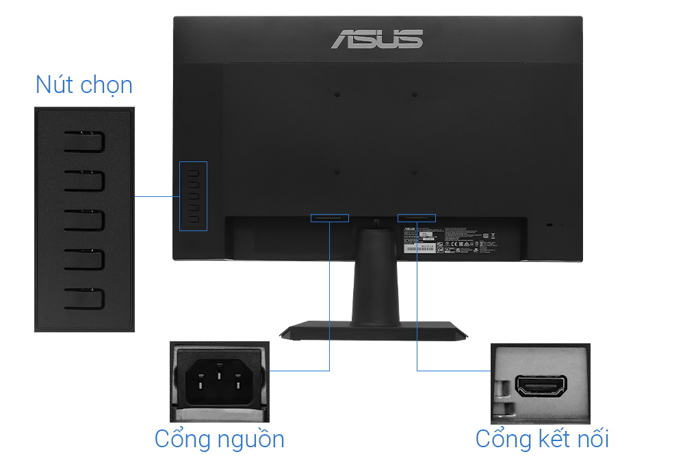 Màn hình Asus VA24EHF 23.8 inch FHD/IPS/100Hz/1ms/HDMI Màu Đen