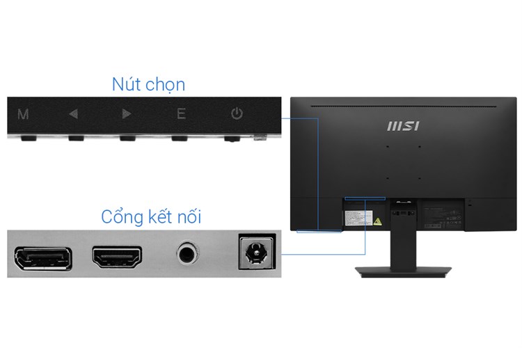 Màn hình MSI PRO MP243X 23.8 inch FHD/IPS/100Hz/4ms/HDMI Màu Đen