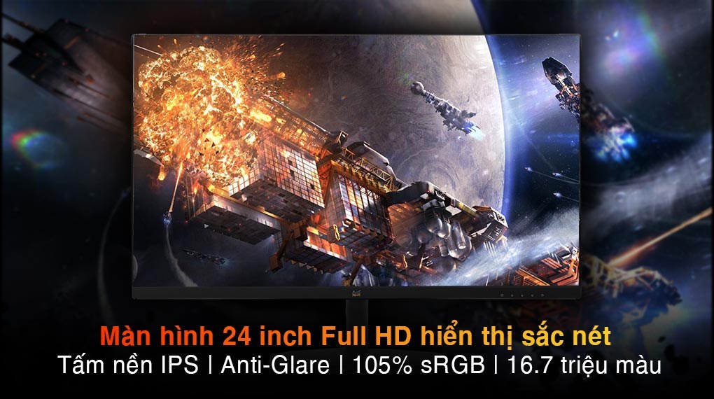 Màn hình ViewSonic VA2432-H 24 inch FHD/IPS/75Hz/4ms/FreeSync/HDMI