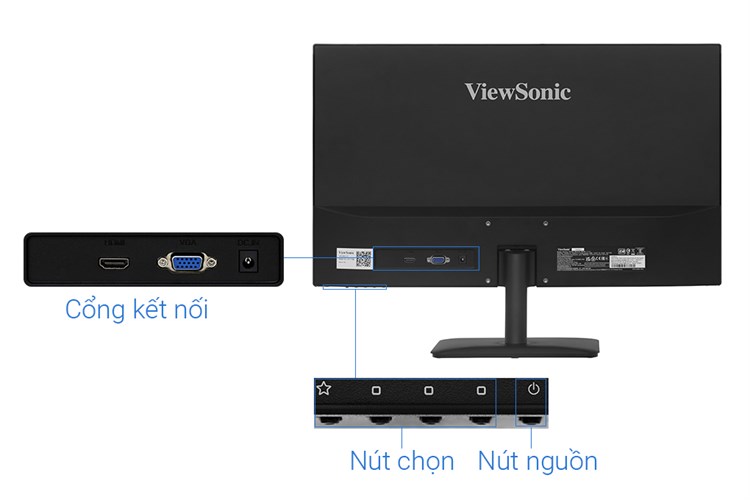 Màn hình ViewSonic VA2432-H 24 inch FHD/IPS/75Hz/4ms/FreeSync/HDMI
