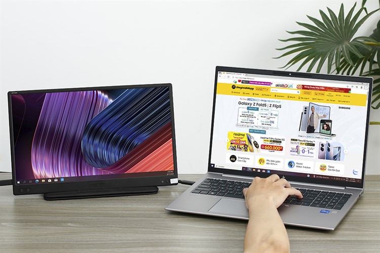Màn hình di động Asus ZenScreen MB166C 15.6 inch FHD/IPS/60Hz/5ms/TypeC/Túi Màu Đen