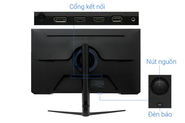 Màn hình Gaming Samsung Odyssey G5 G51C LS32CG510EEXXV 32 inch 2K/VA/165Hz/1ms/FreeSync/HDR10/DisplayPort Màu Đen