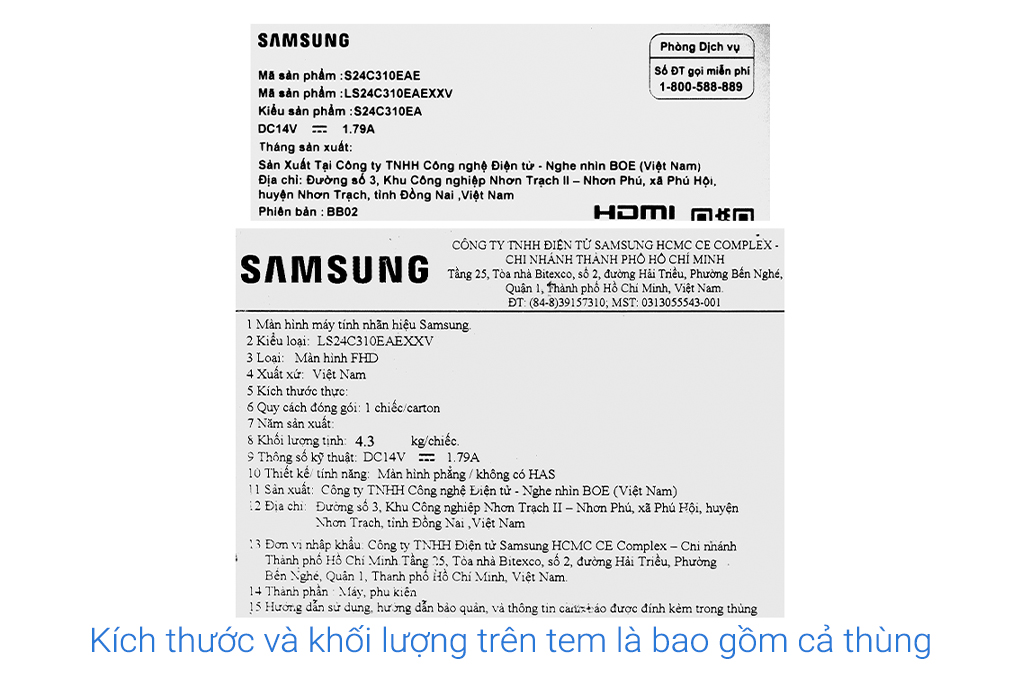 Màn hình Samsung S3 S31C LS24C310EAEXXV 24 inch FHD/IPS/75Hz/5ms/FreeSync/HDMI Màu Đen