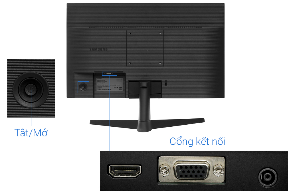 Màn hình Samsung S3 S31C LS24C310EAEXXV 24 inch FHD/IPS/75Hz/5ms/FreeSync/HDMI Màu Đen