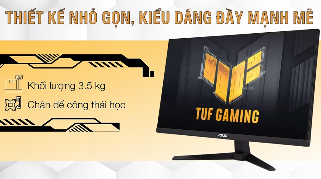 Màn hình Gaming Asus TUF VG249Q3A 23.8 inch FHD/IPS/180Hz/1ms/FreeSync/DisplayPort/HDMI