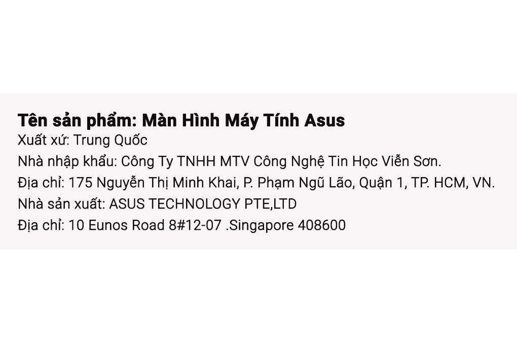 Màn hình Gaming Asus TUF VG279Q3A 27 inch FHD/IPS/180Hz/1ms/FreeSync/DisplayPort/HDMI Màu Đen