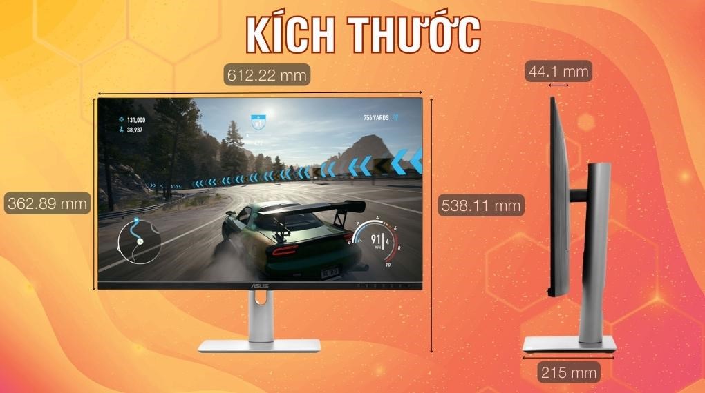 Màn hình Asus ProArt PA279CRV 27 inch 4K IPS/60Hz/5ms/DisplayPort/HDMI/TypeC