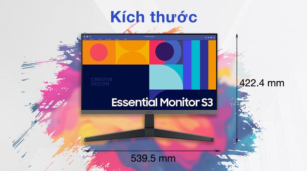 Màn hình Samsung S3 S33GC LS24C330GAEXXV 24 inch FHD/IPS/100Hz/4ms/HDMI/FreeSync