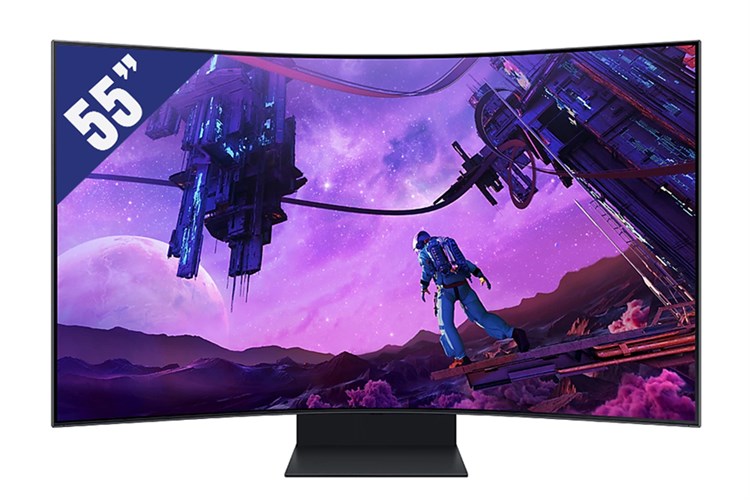 Màn hình cong Gaming Samsung Odyssey Ark LS55BG970NEXXV 55 inch 4K VA/165Hz/1ms/HDMI/HDR10+/FreeSync Màu Đen