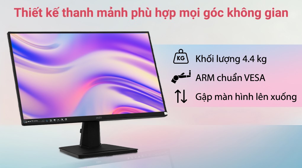 Màn hình MSI PRO MP251 24.5 inch FHD/IPS/100Hz/1ms/HDMI
