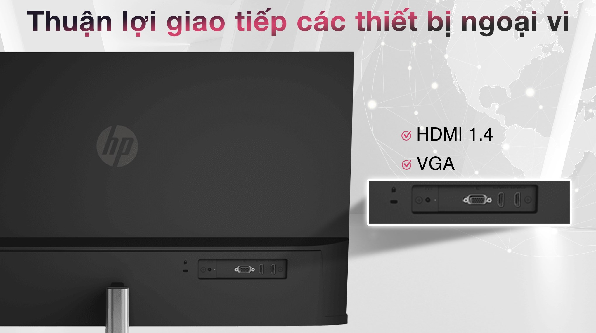 Màn hình HP M32f 32 inch FHD/VA/75Hz/7ms/FreeSync/HDMI/VGA
