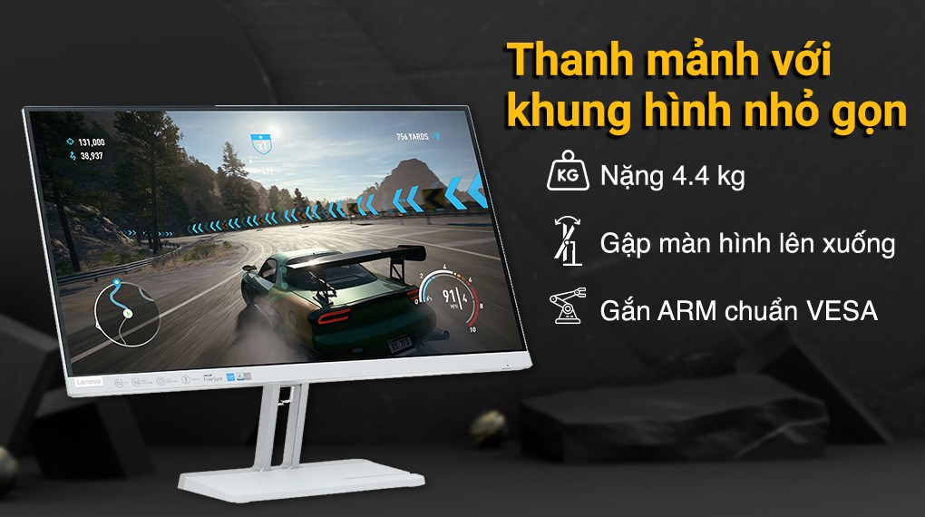 Màn hình Lenovo L27e-40 27 inch FHD/VA/100Hz/4ms/FreeSync/HDMI (67ACKAC4VN)