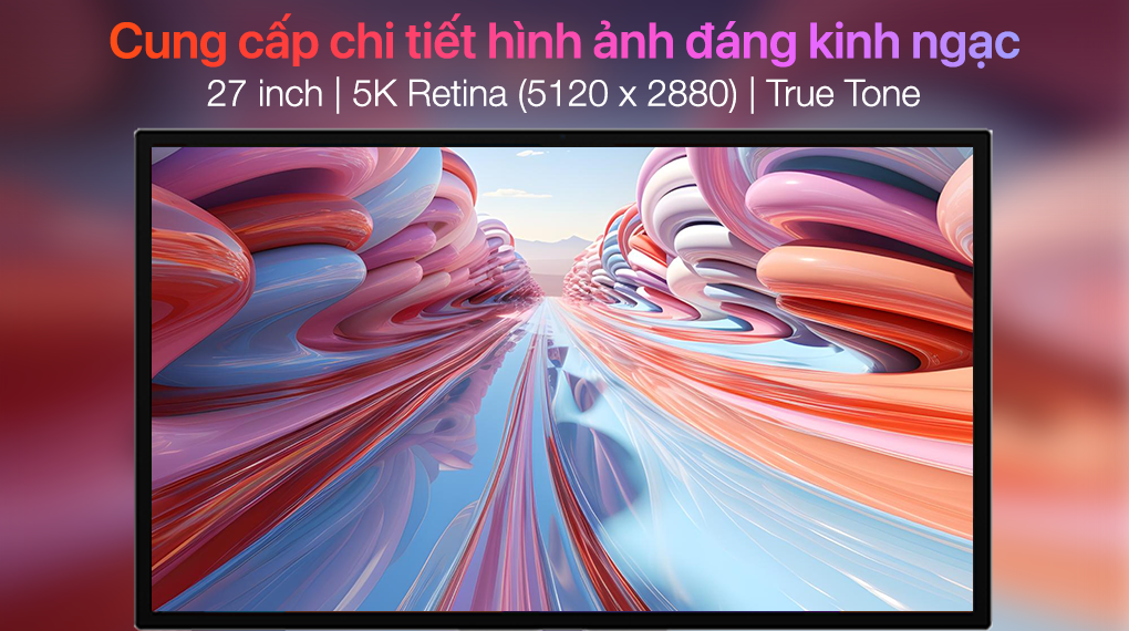 Apple Studio Display 27 inch 5K Kính Nano Chân Đế Cố Định Độ Cao (MMYW3SA/A)