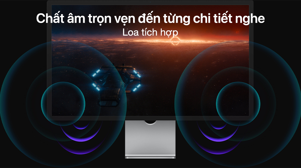 Apple Studio Display 27 inch 5K Kính Nano Chân Đế Cố Định Độ Cao (MMYW3SA/A)