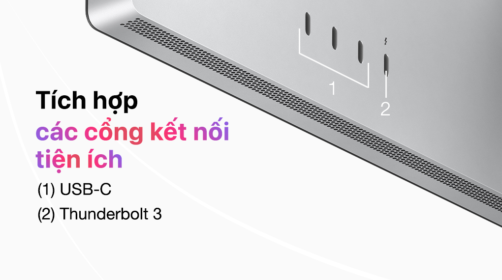 Apple Studio Display 27 inch 5K Kính Nano Chân Đế Cố Định Độ Cao (MMYW3SA/A)