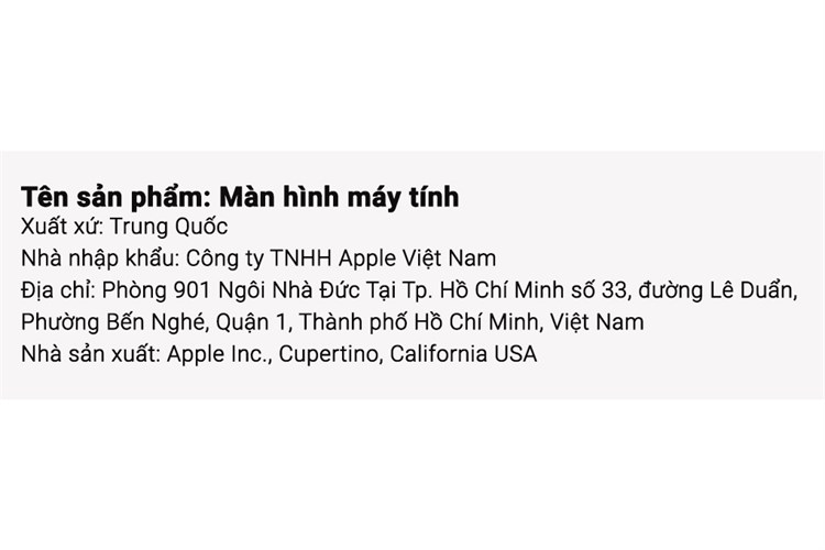 Apple Studio Display 27 inch 5K Retina Nano Chân Đế Điều Chỉnh Độ Cao (MMYV3SA/A) Màu Bạc