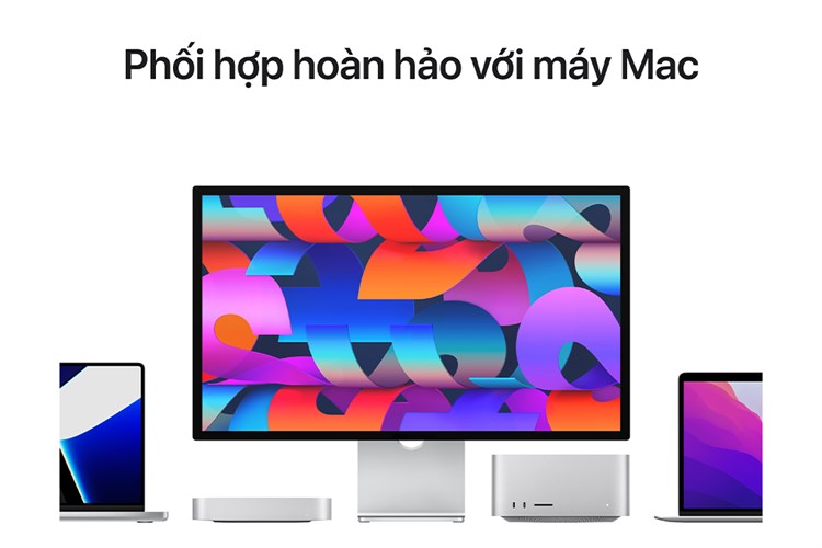 Apple Studio Display 27 inch 5K Retina Nano Chân Đế Điều Chỉnh Độ Cao (MMYV3SA/A) Màu Bạc