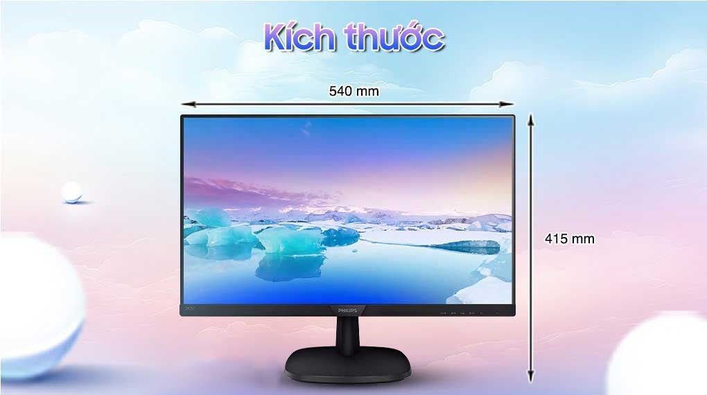 Màn hình Philips 243V7QDSB/74 23.8 inch FHD/IPS/75Hz/4ms/HDMI/VGA