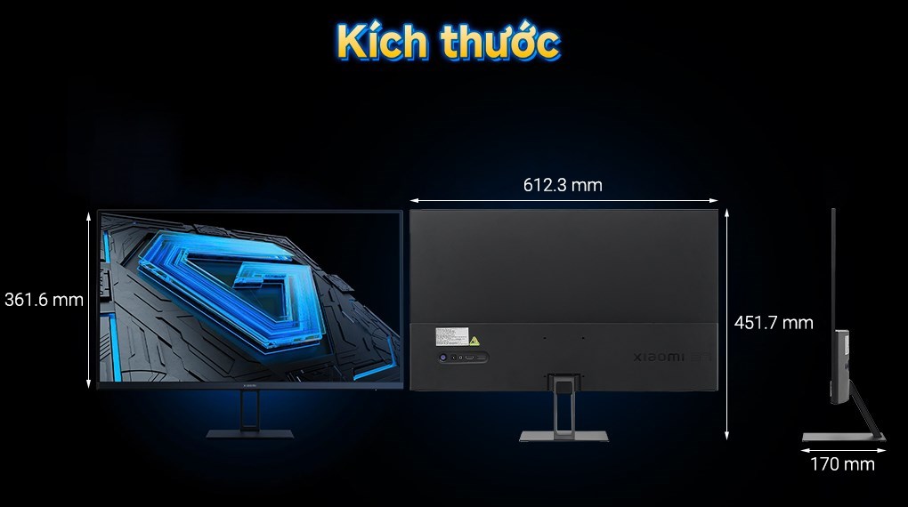 Màn hình Gaming Xiaomi G27i 27 inch FHD/IPS/165Hz/1ms/FreeSync/HDMI