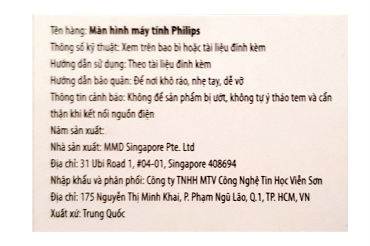 Màn hình Philips 271V8B 27 inch FHD/IPS/100Hz/4ms/HDMI Màu Đen