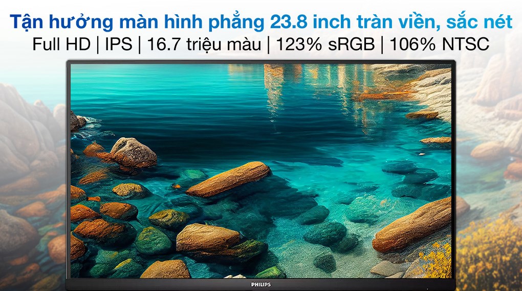 Màn hình Philips 24E1N3300A 23.8 inch FHD/IPS/75Hz/4ms/HDMI/TypeC