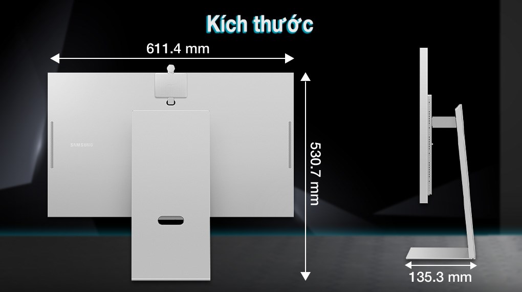 Màn hình Samsung ViewFinity S9 LS27C900PAEXXV 27 inch 5K/IPS/60Hz/5ms/TypeC
