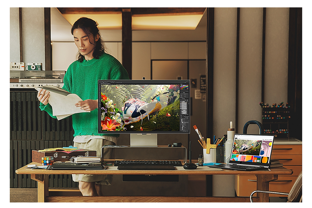 Màn hình Samsung ViewFinity S9 LS27C900PAEXXV 27 inch 5K/IPS/60Hz/5ms/TypeC Màu Xám