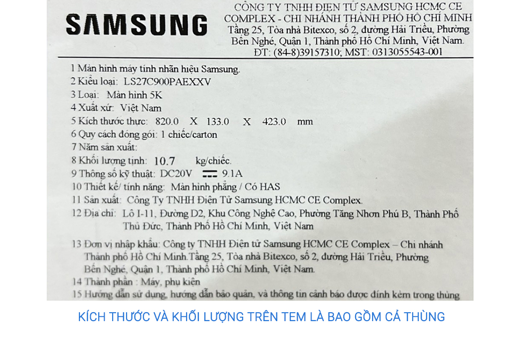 Màn hình Samsung ViewFinity S9 LS27C900PAEXXV 27 inch 5K/IPS/60Hz/5ms/TypeC Màu Xám