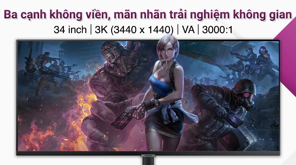 Màn hình Samsung ViewFinity S5 S50GC LS34C500GAEXXV 34 inch 3K/VA/100Hz/5ms/HDMI