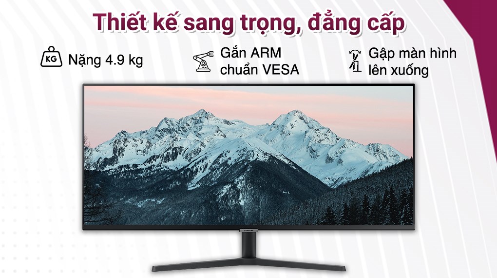 Màn hình Samsung ViewFinity S5 S50GC LS34C500GAEXXV 34 inch 3K/VA/100Hz/5ms/HDMI