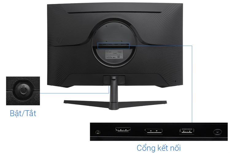 Màn hình Gaming Samsung Odyssey G5 G55C LS32CG552EEXXV 32 inch 2K/VA/165Hz/1ms/HDMI/DisplayPort Màu Đen