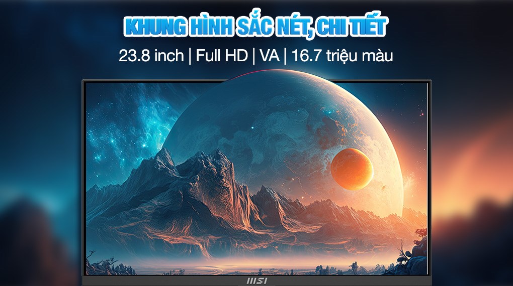 Màn hình MSI PRO MP2412 23.8 inch FHD/VA/100Hz/1ms/HDMI
