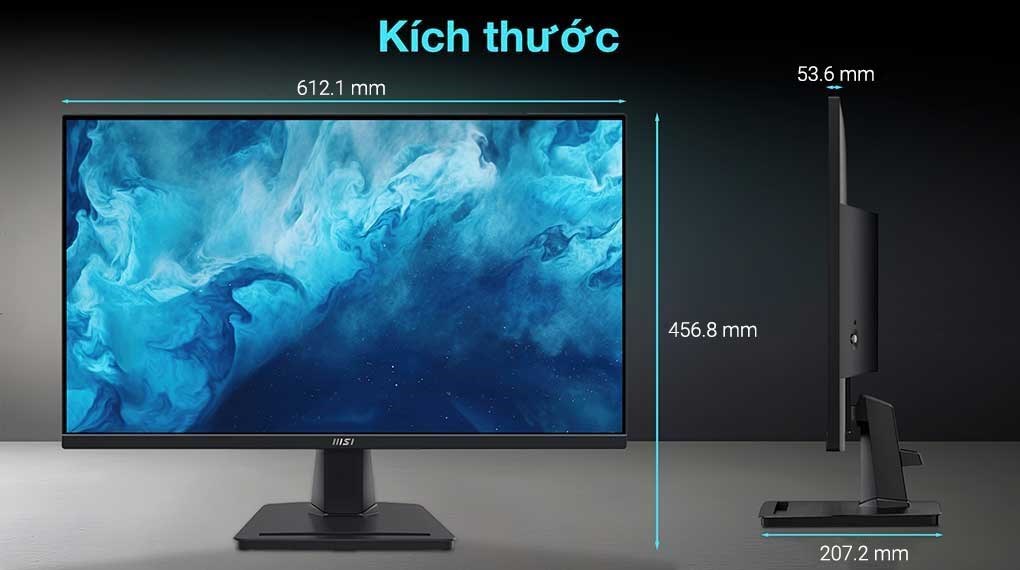 Màn hình MSI Pro MP275 27 inch FHD/IPS/100Hz/1ms/HDMI