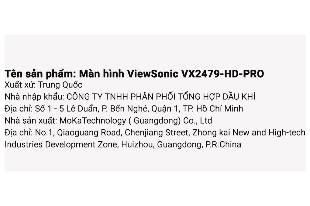 Màn hình Gaming Viewsonic VX2479-HD-PRO 23.8 inch FHD/IPS/180Hz/1ms - 10