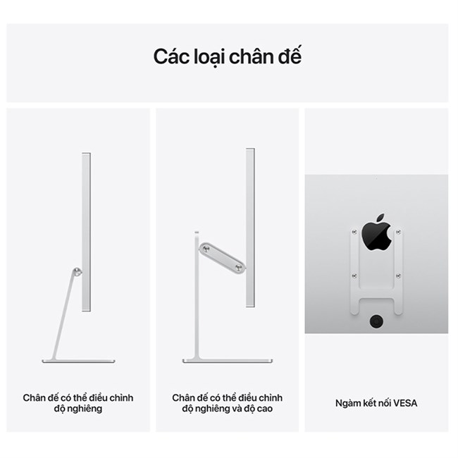Apple Studio Display 27 inch 5K Retina Ngàm Kết Nối VESA - Chính hãng