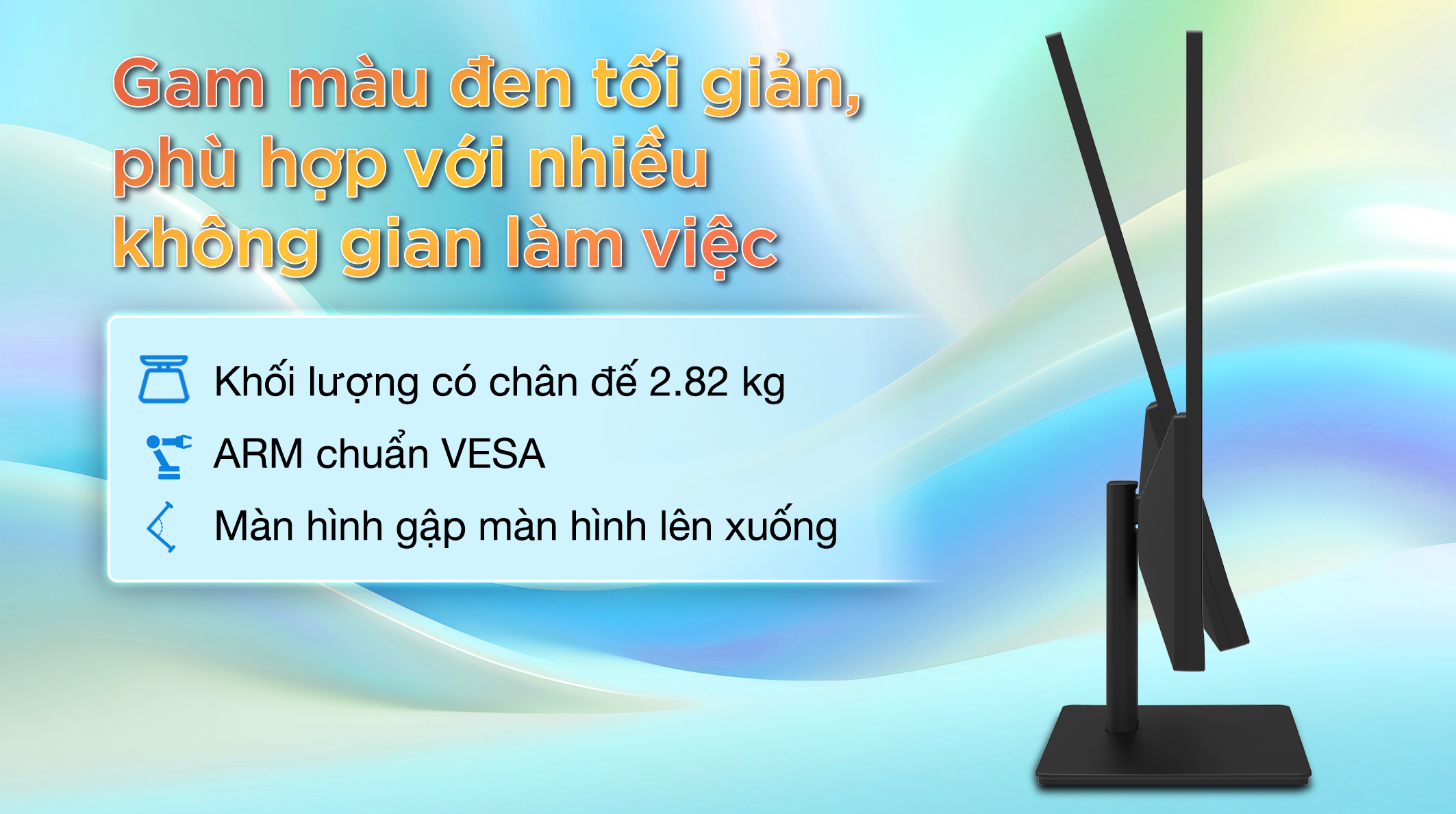 Màn hình AOC 24B20JH2/74 23.8 inch FHD/IPS/100Hz/1ms/HDMI