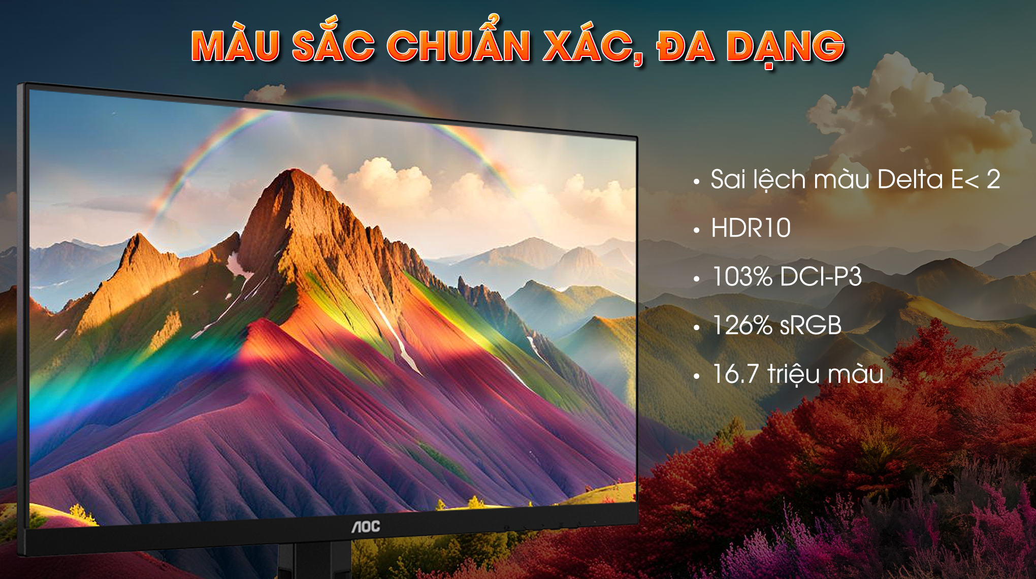 Màn hình Gaming AOC 24G4E/74 23.8 inch FHD/Fast IPS/180Hz/0.5ms