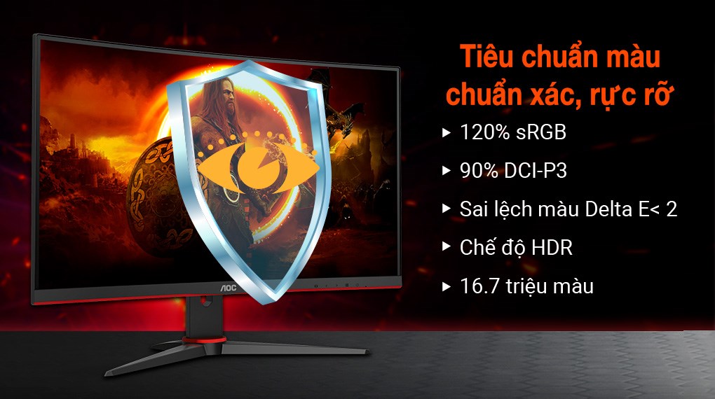 Màn hình AOC Gaming C27G2ZE/74 27 inch FHD/VA/240Hz/0.5ms/HDMI