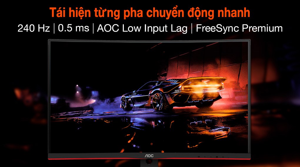 Màn hình AOC Gaming C27G2ZE/74 27 inch FHD/VA/240Hz/0.5ms/HDMI